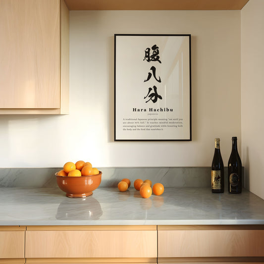 Hara Hachi Bu Definition Print | Digital Download