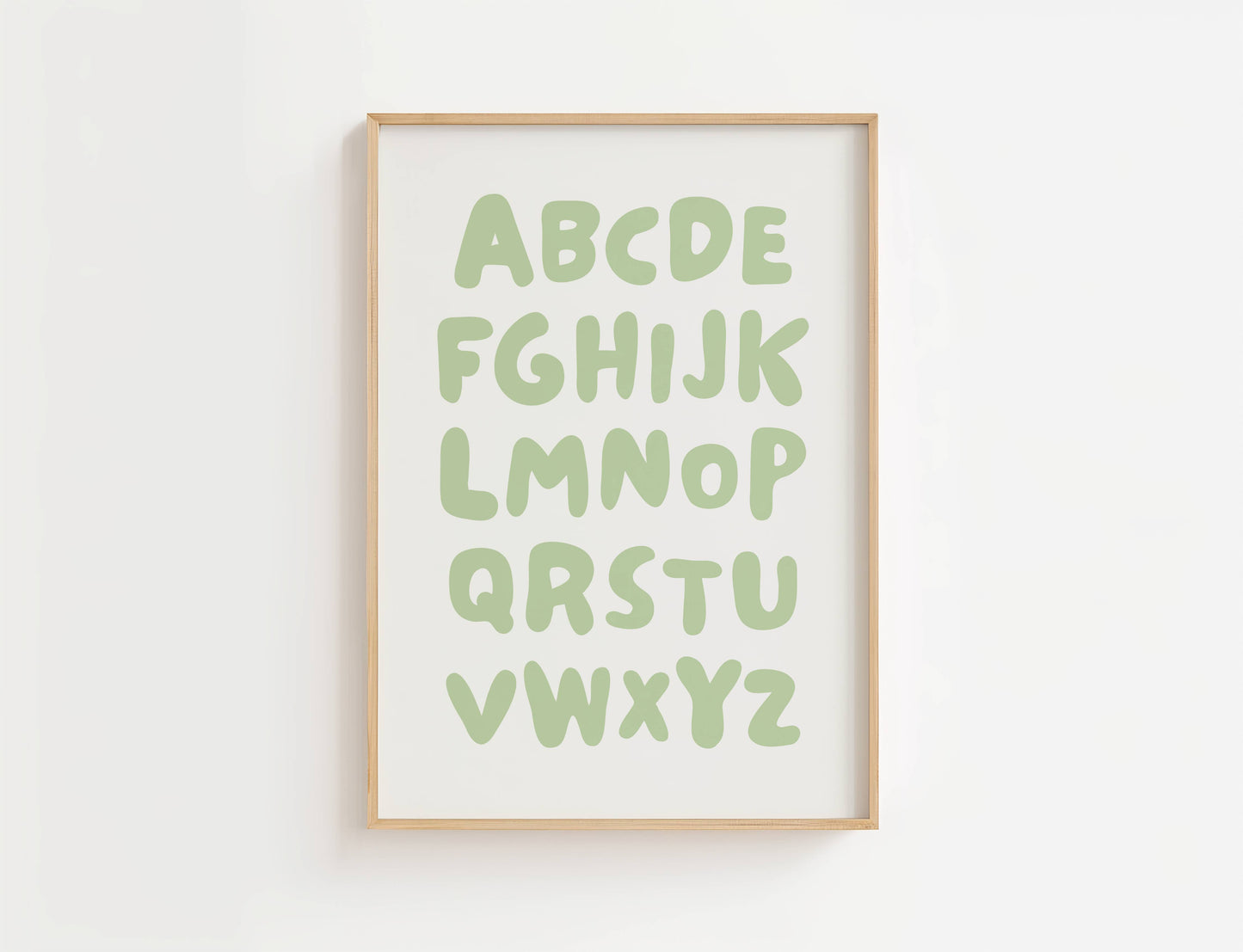 Alphabet Nursery Print | Digital Download