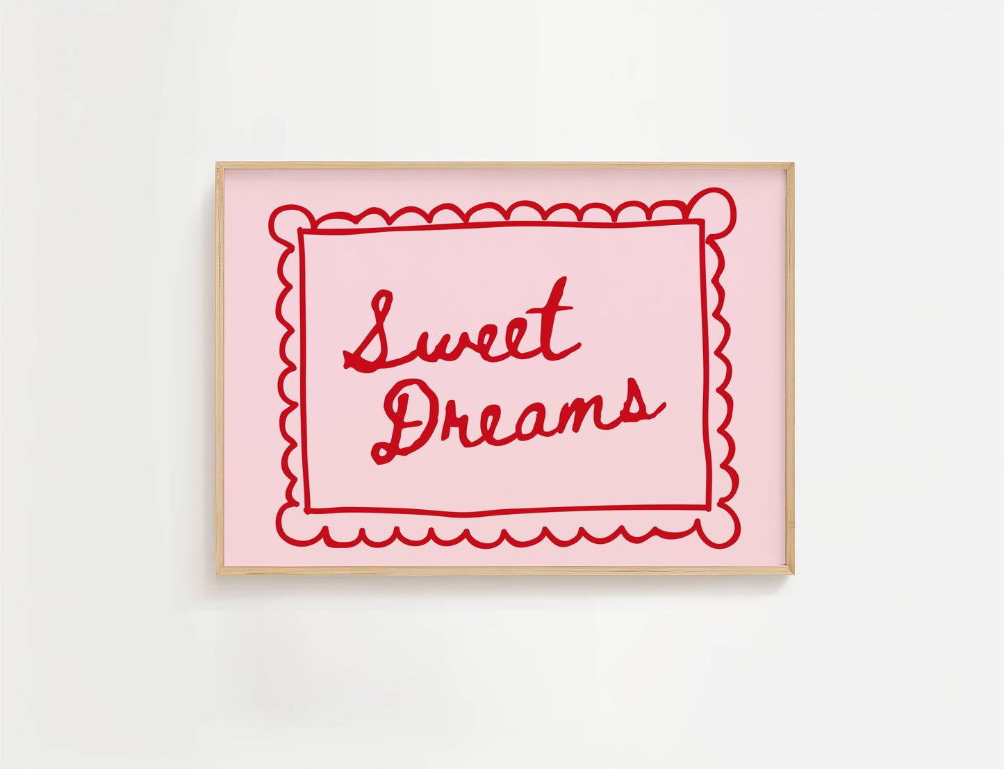 Sweet Dreams Bedroom Quote Print | Digital Download