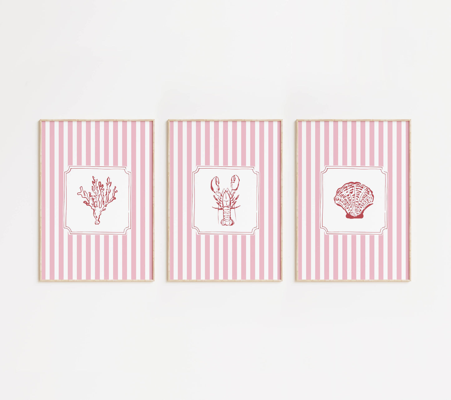 Coastal Art Set of 3 Prints | Digital Download