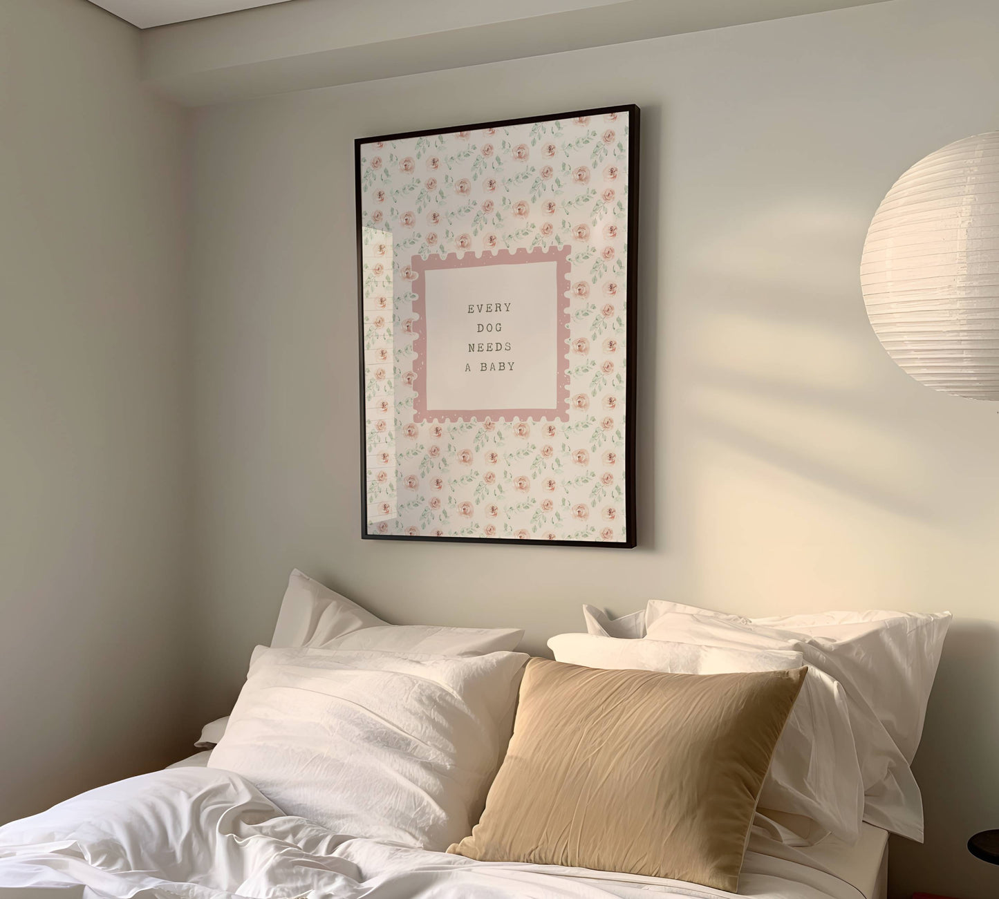 Every Dog Needs A Baby Nursery Quote Print | Digital Download