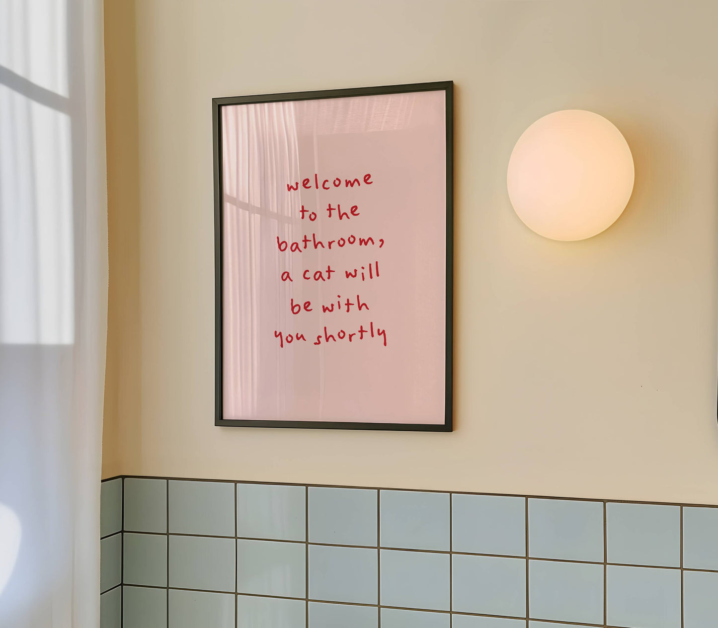A Cat Will Be With You Shortly Funny Quote Print | Digital Download
