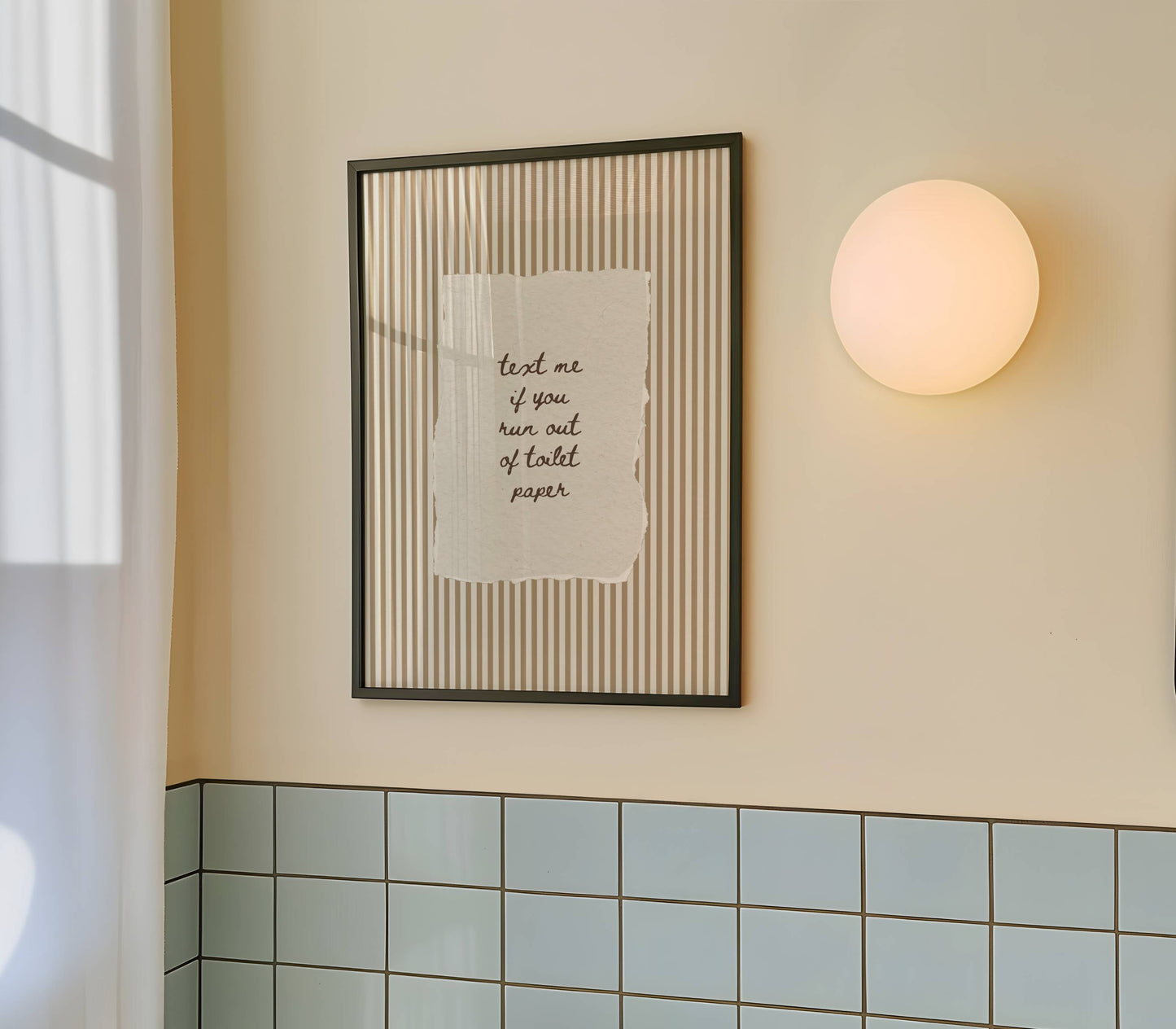 Text Me If You Run Out Of Toilet Paper Vintage Print | Digital Download