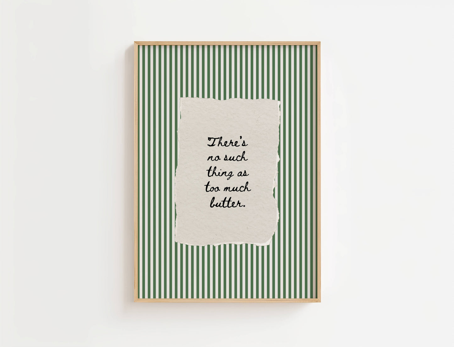 There’s No Such Thing as Too Much Butter Vintage Print | Digital Download