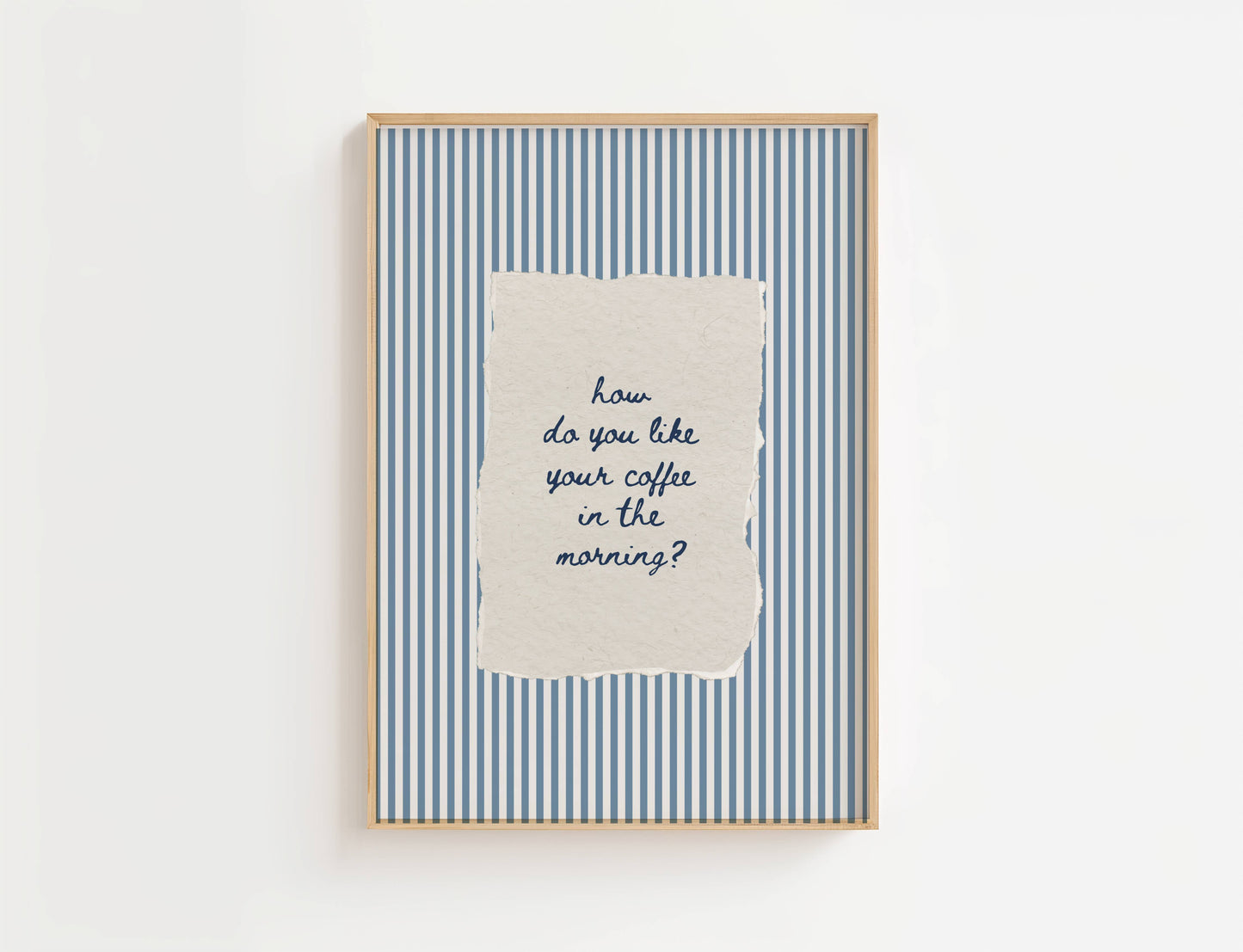 How Do You Like Your Coffee In The Morning Vintage Print | Digital Download