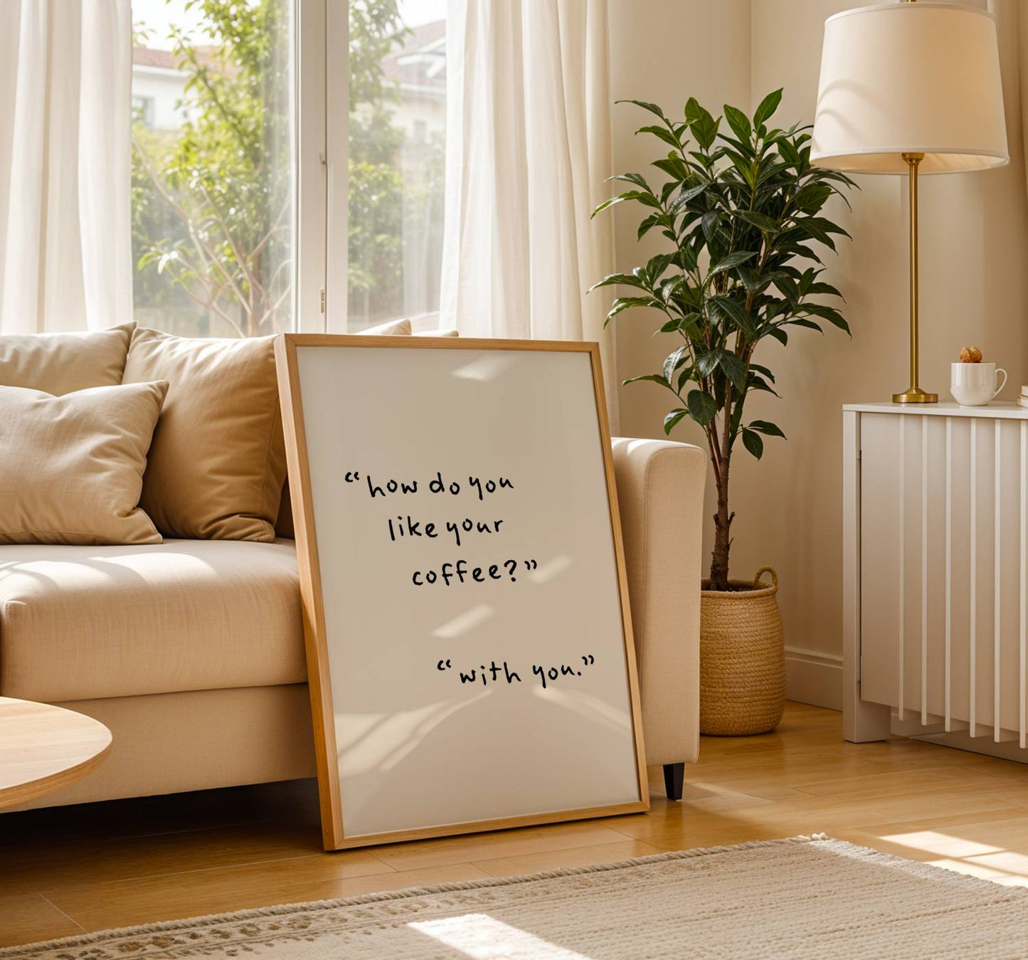 How Do You Like Your Coffee Kitchen Quote Print | Digital Download