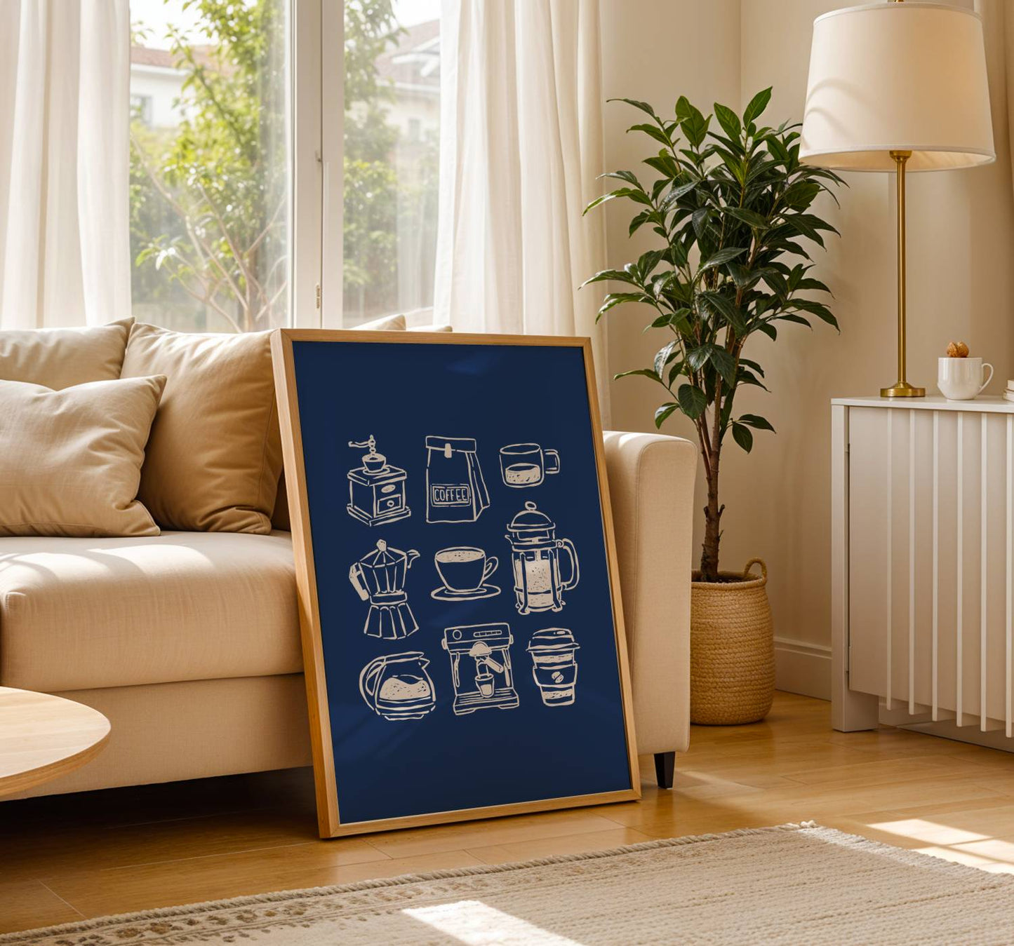Coffee Bar Kitchen Print | Digital Download