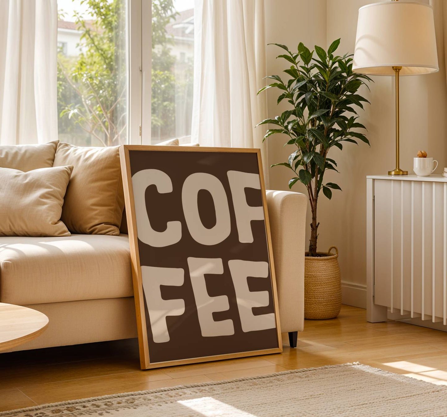 Coffee Typography Print | Digital Download
