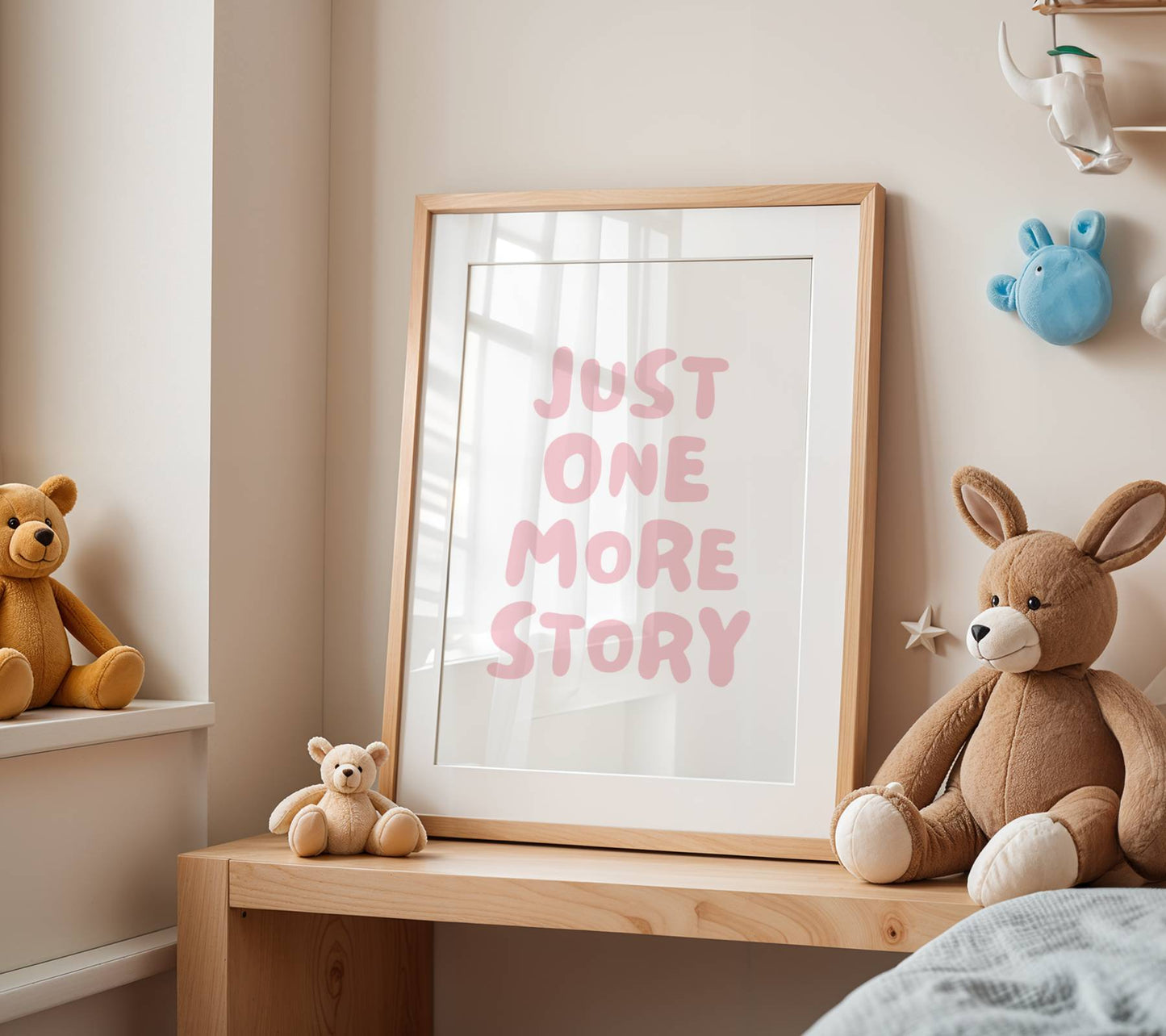 Just One More Story Reading Quote Print | Digital Download