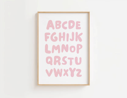 Alphabet Nursery Print | Digital Download