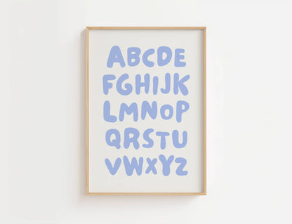 Alphabet Nursery Print | Digital Download