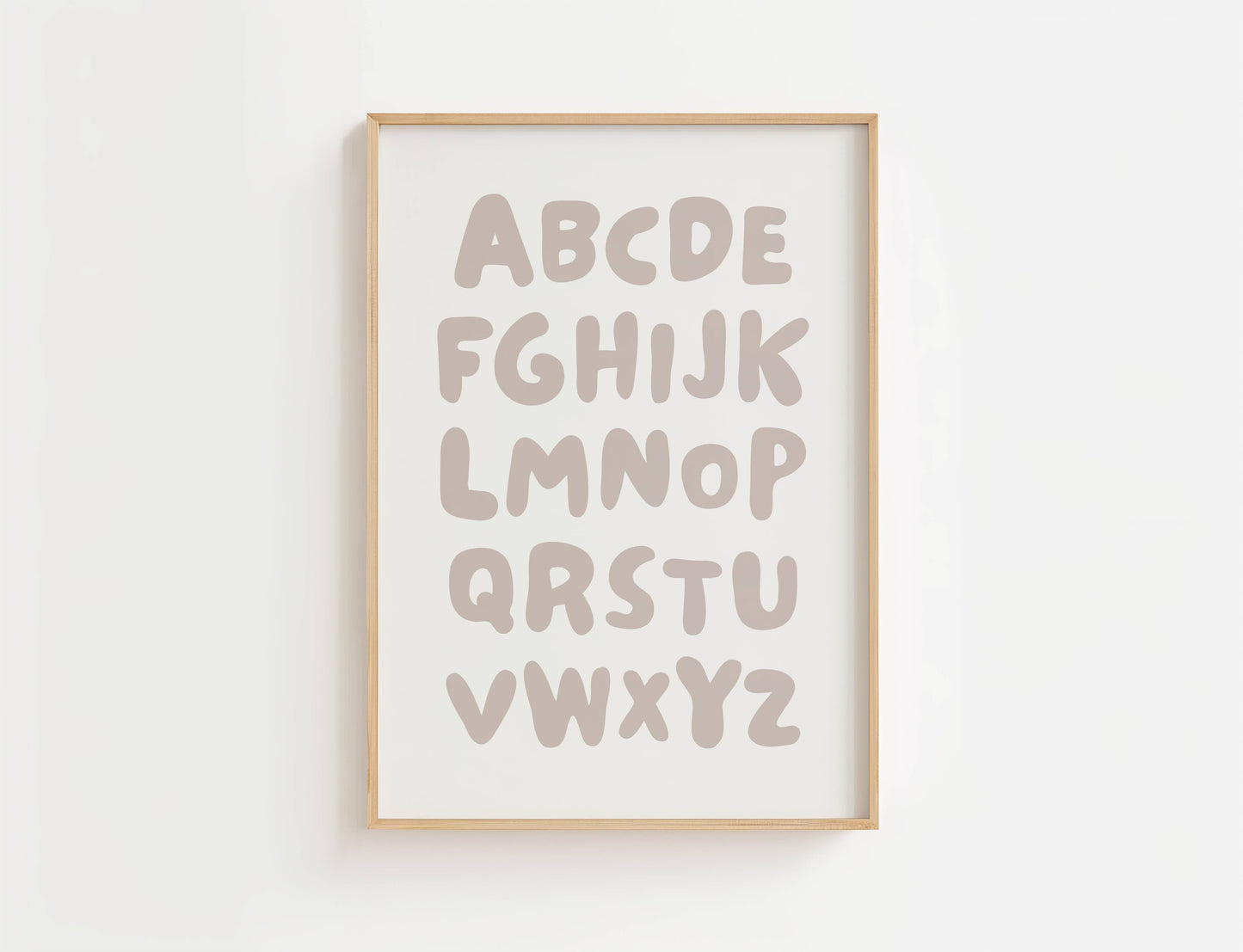 Alphabet Nursery Print | Digital Download