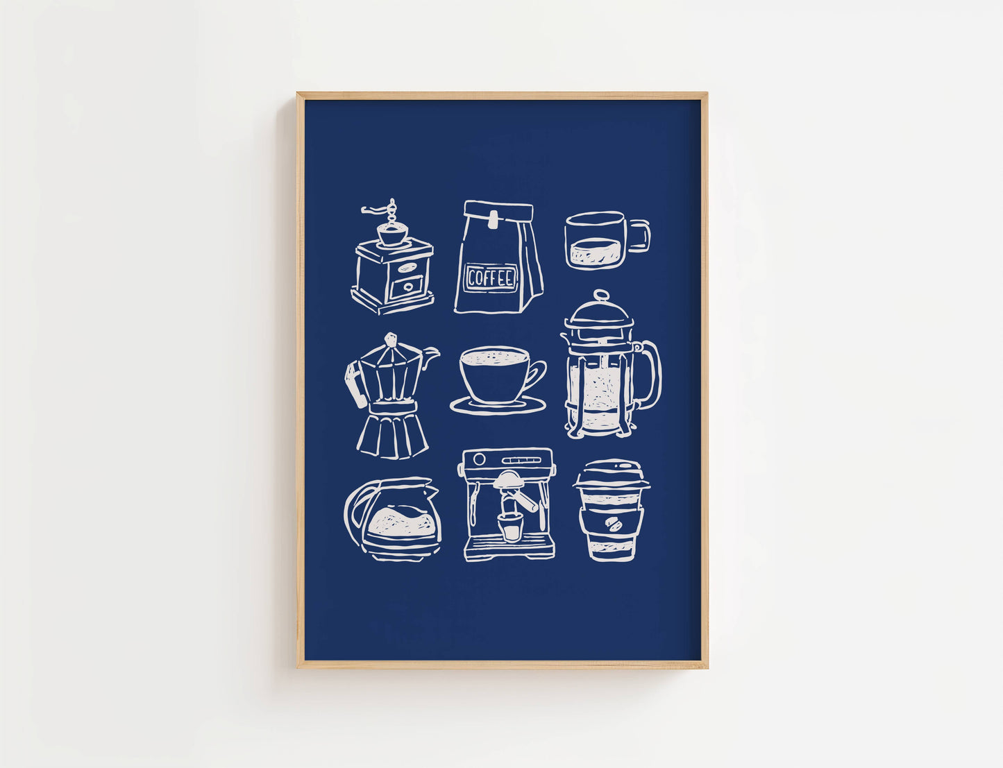 Coffee Bar Kitchen Print | Digital Download