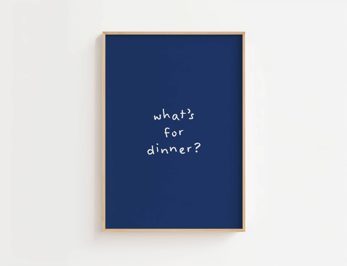 What’s for Dinner Kitchen Quote Print | Digital Download