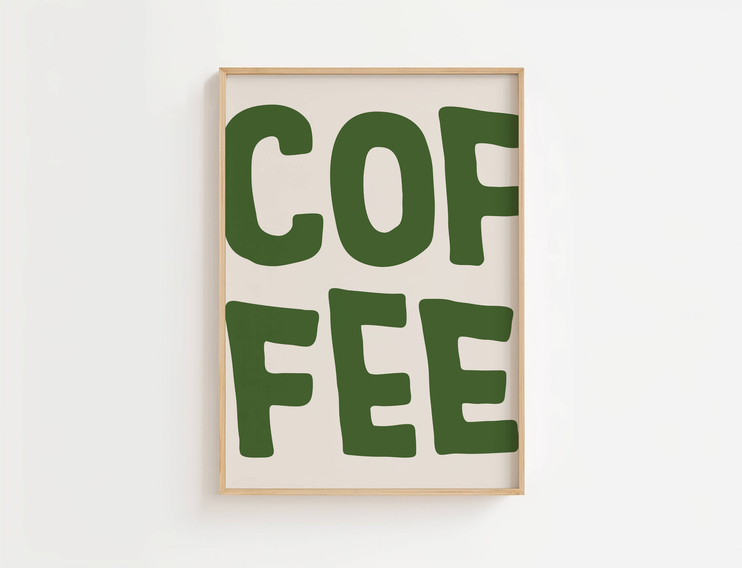 Coffee Typography Print | Digital Download