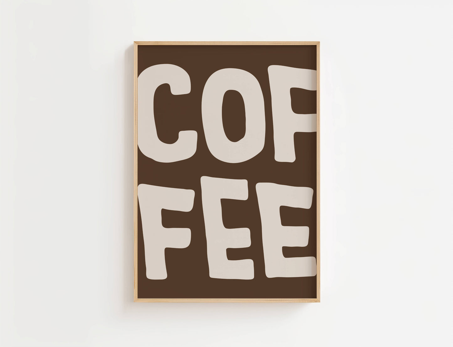 Coffee Typography Print | Digital Download
