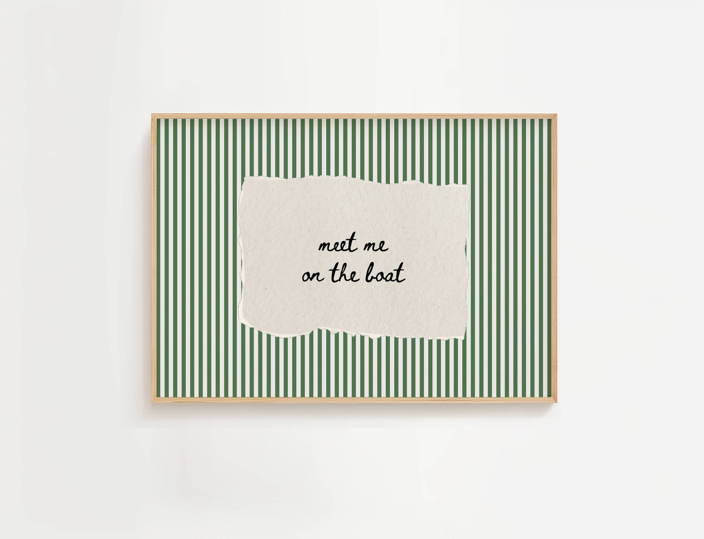 Meet Me On The Boat Vintage Print | Digital Download