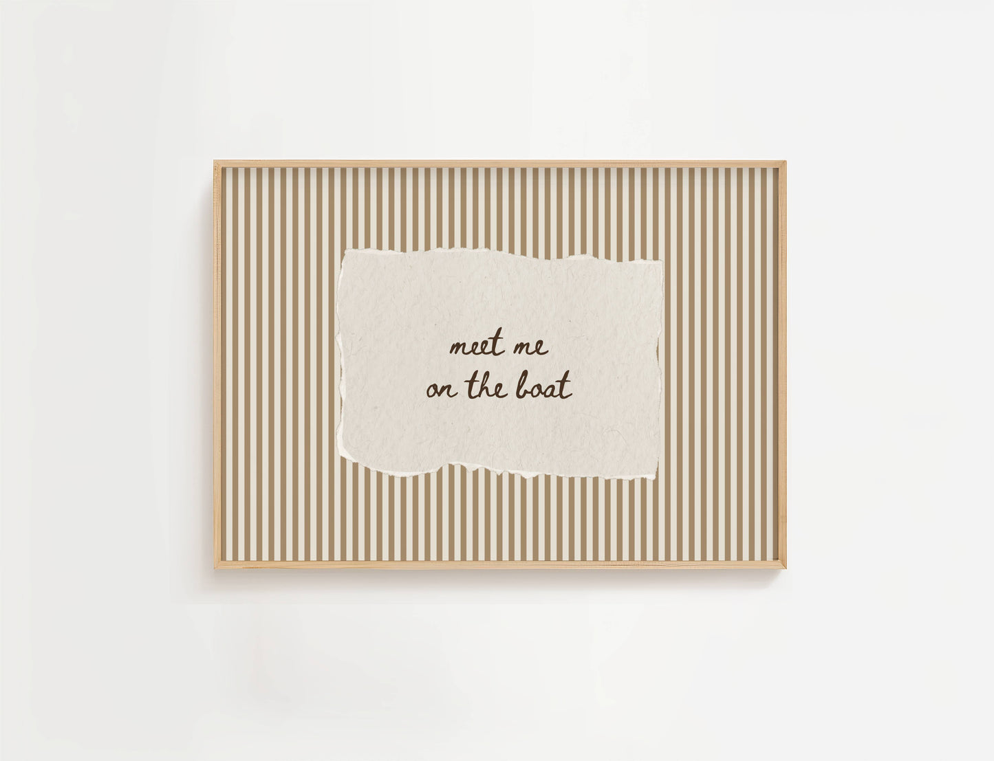 Meet Me On The Boat Vintage Print | Digital Download