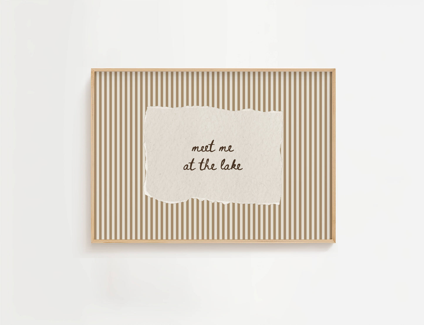 Meet Me At The Lake Vintage Print | Digital Download