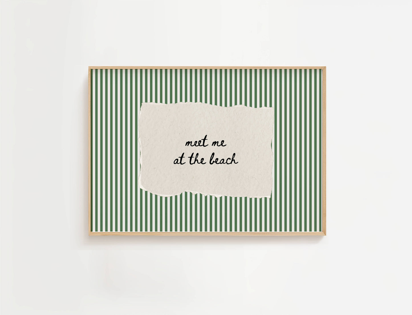 Meet Me At The Beach Vintage Print | Digital Download