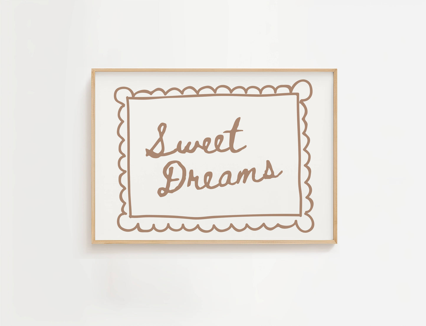Sweet Dreams Bedroom Quote Print | Digital Download