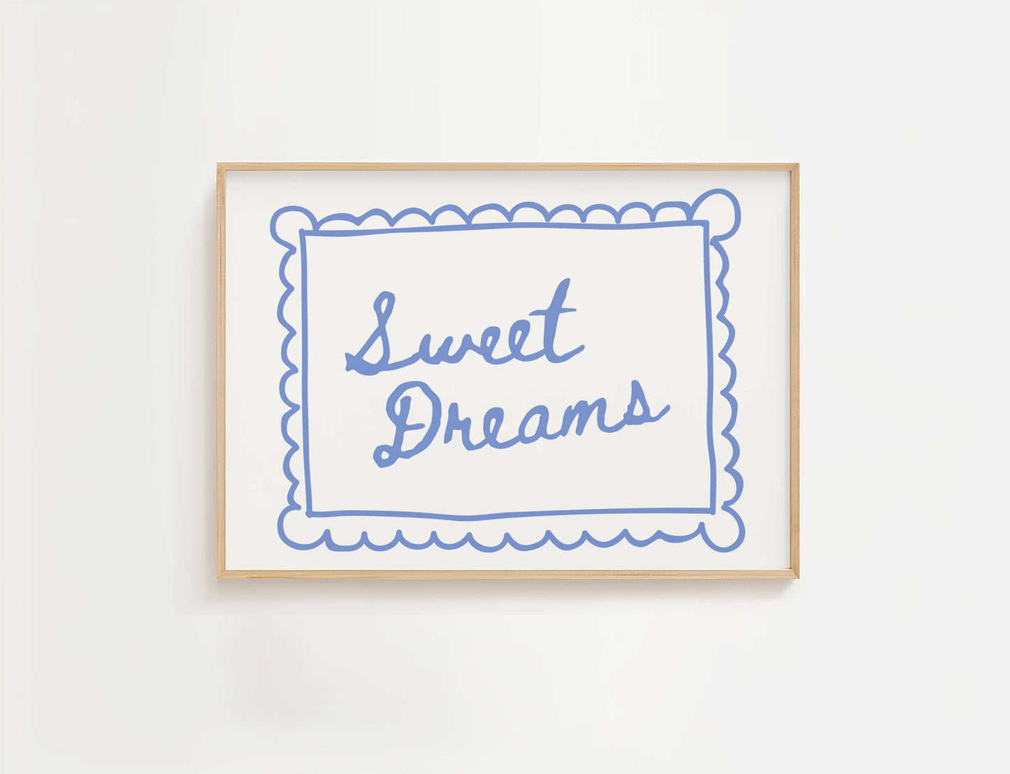 Sweet Dreams Bedroom Quote Print | Digital Download