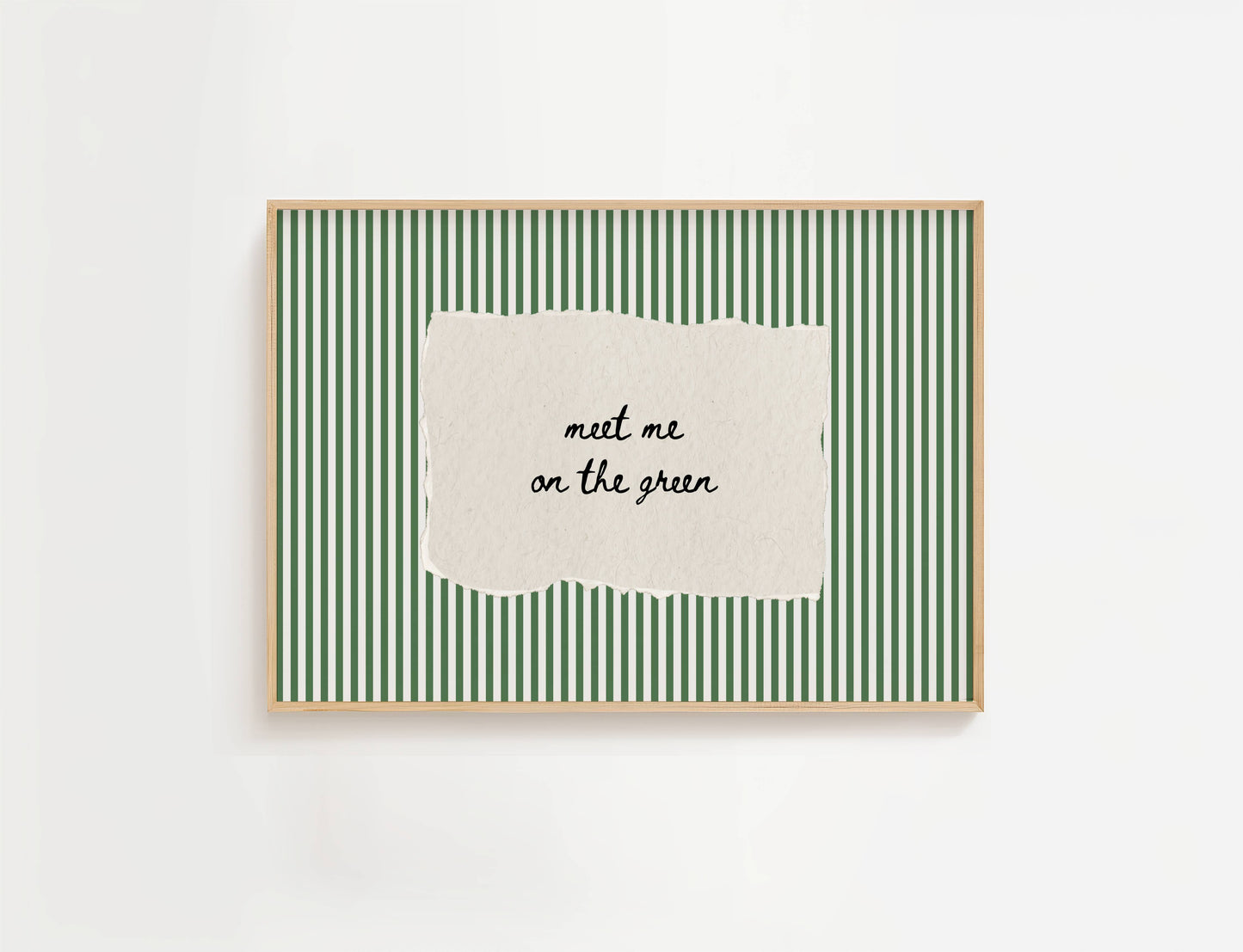Meet Me On The Green Vintage Print | Digital Download
