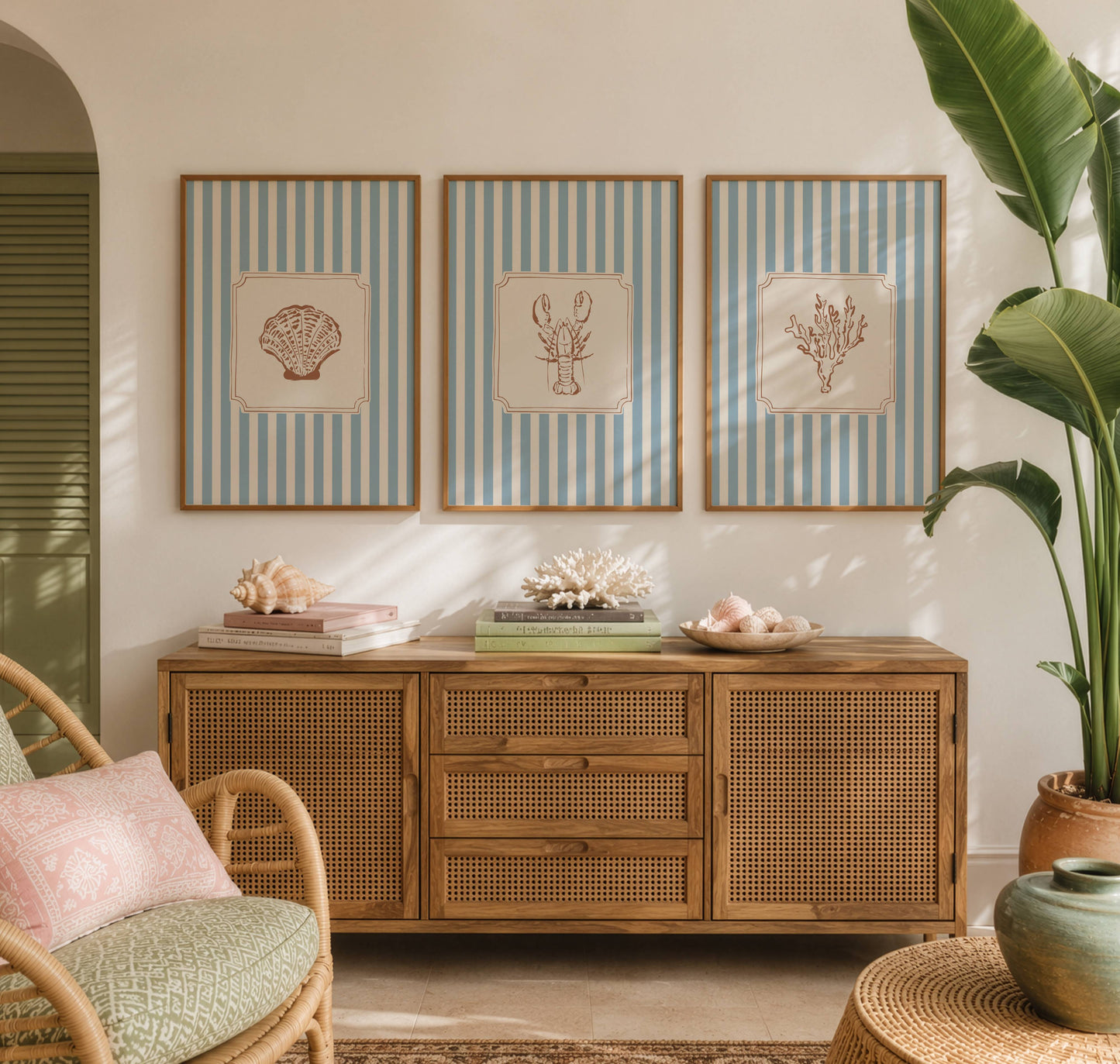 Coastal Art Set of 3 Prints | Digital Download