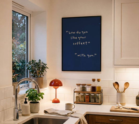 How Do You Like Your Coffee Kitchen Quote Print | Digital Download