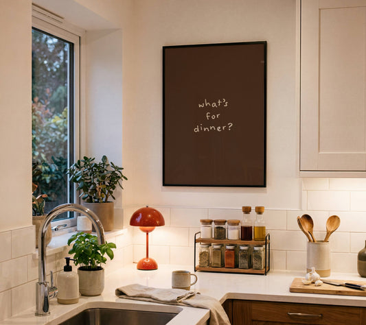 What’s for Dinner Kitchen Quote Print | Digital Download
