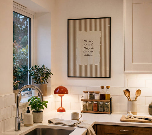 There’s No Such Thing as Too Much Butter Vintage Print | Digital Download