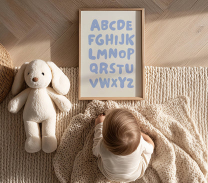 Alphabet Nursery Print | Digital Download