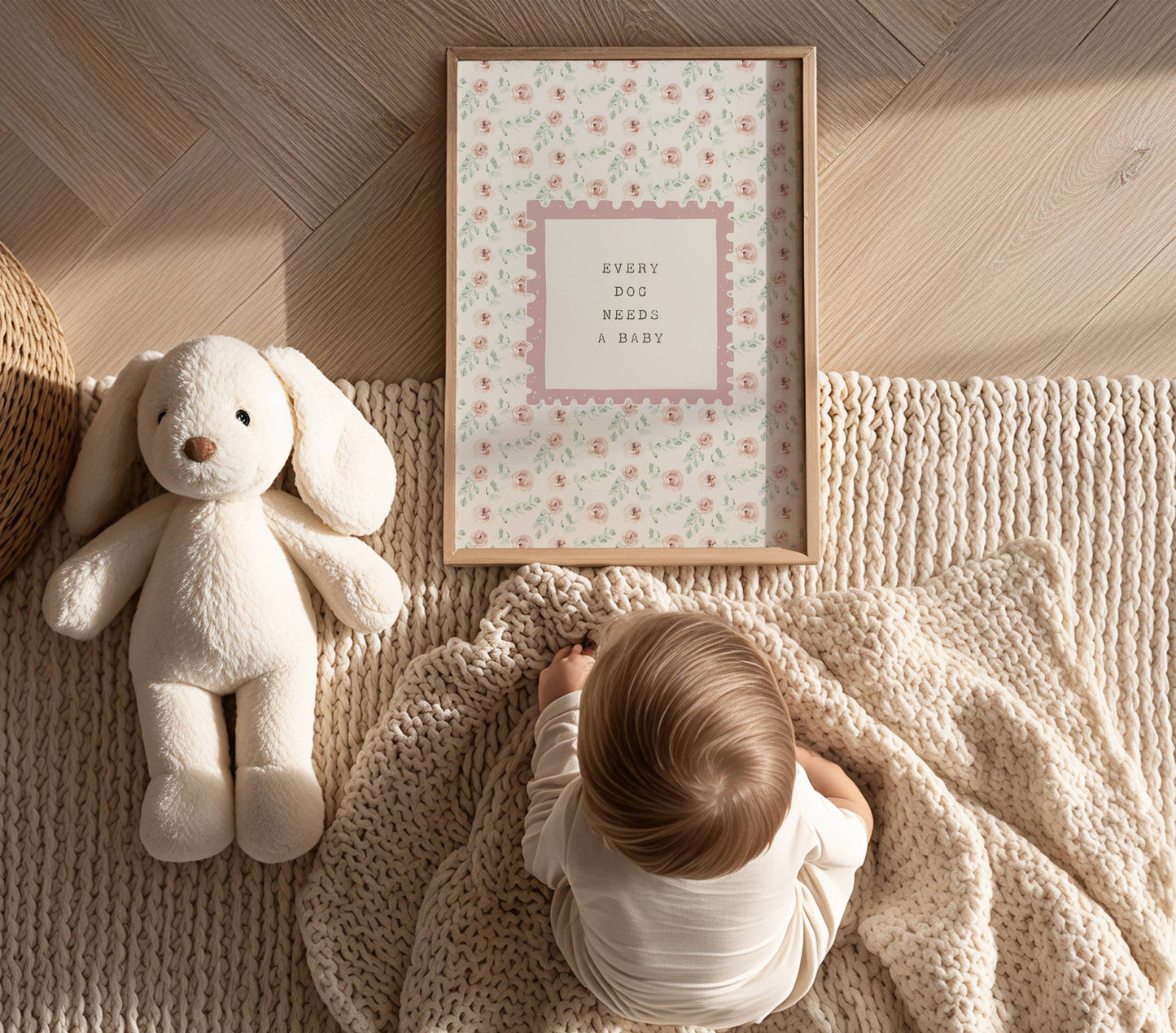 Every Dog Needs A Baby Nursery Quote Print | Digital Download