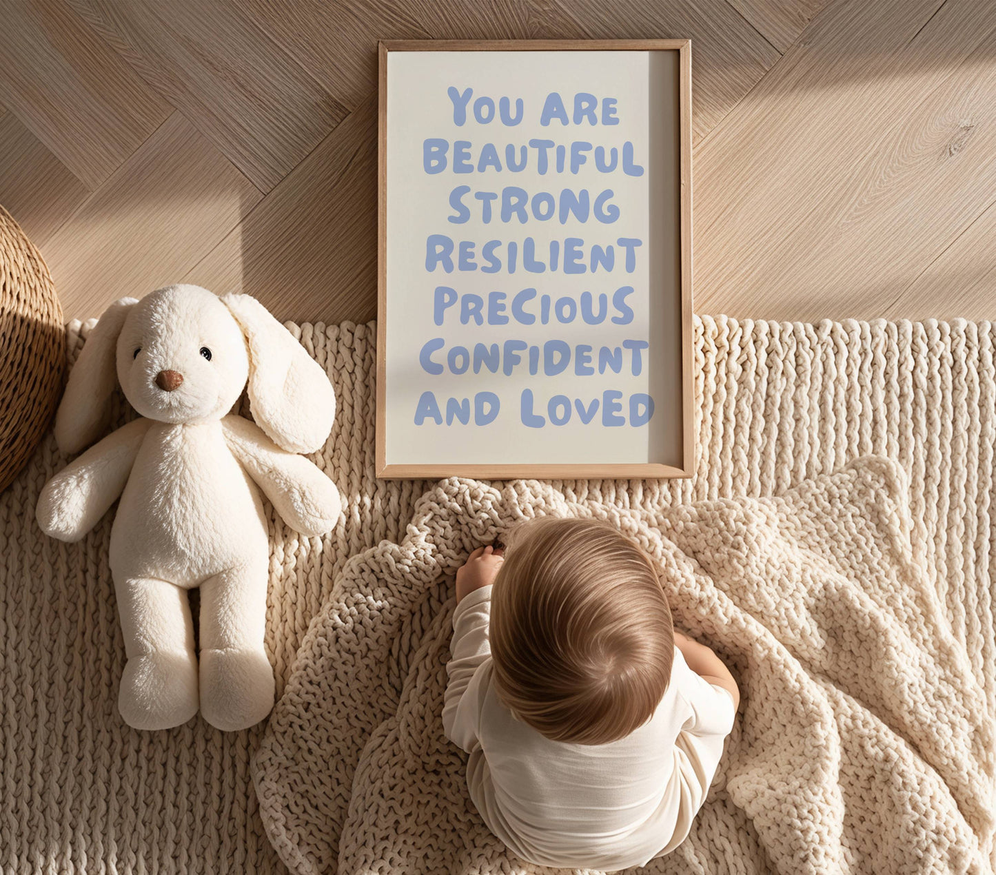 You Are Beautiful Affirmation Quote Print | Digital Download
