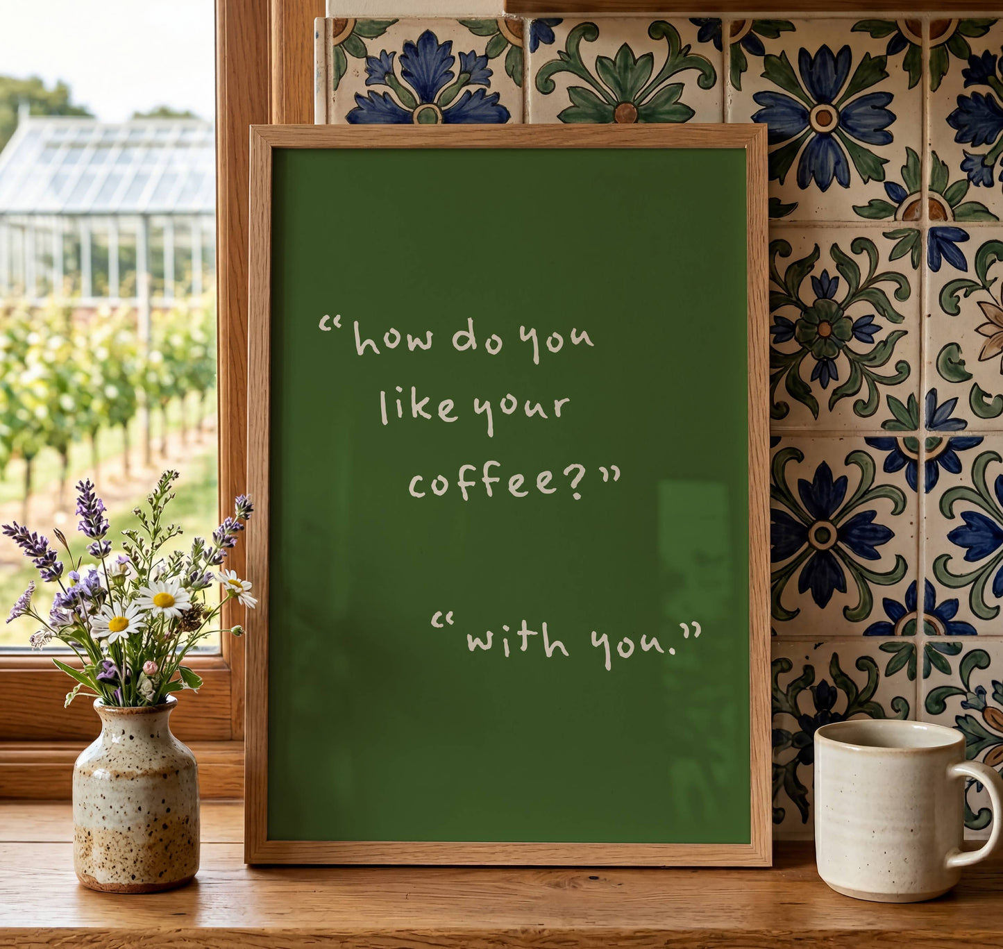 How Do You Like Your Coffee Kitchen Quote Print | Digital Download