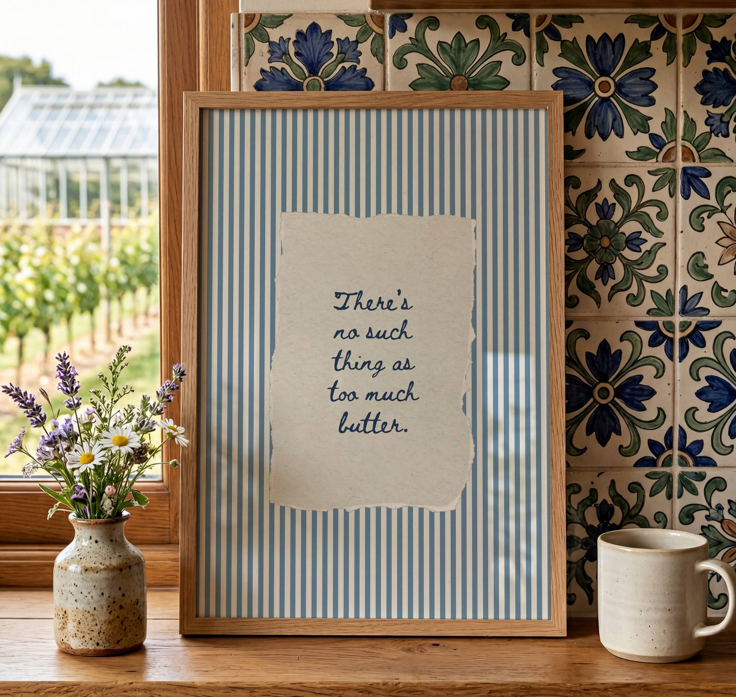 There’s No Such Thing as Too Much Butter Vintage Print | Digital Download