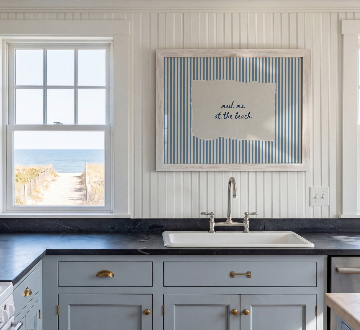 Meet Me At The Beach Vintage Print | Digital Download