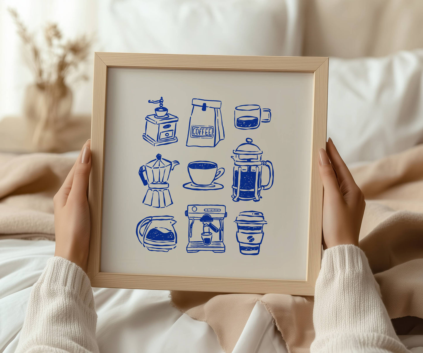 Coffee Bar Kitchen Print | Digital Download