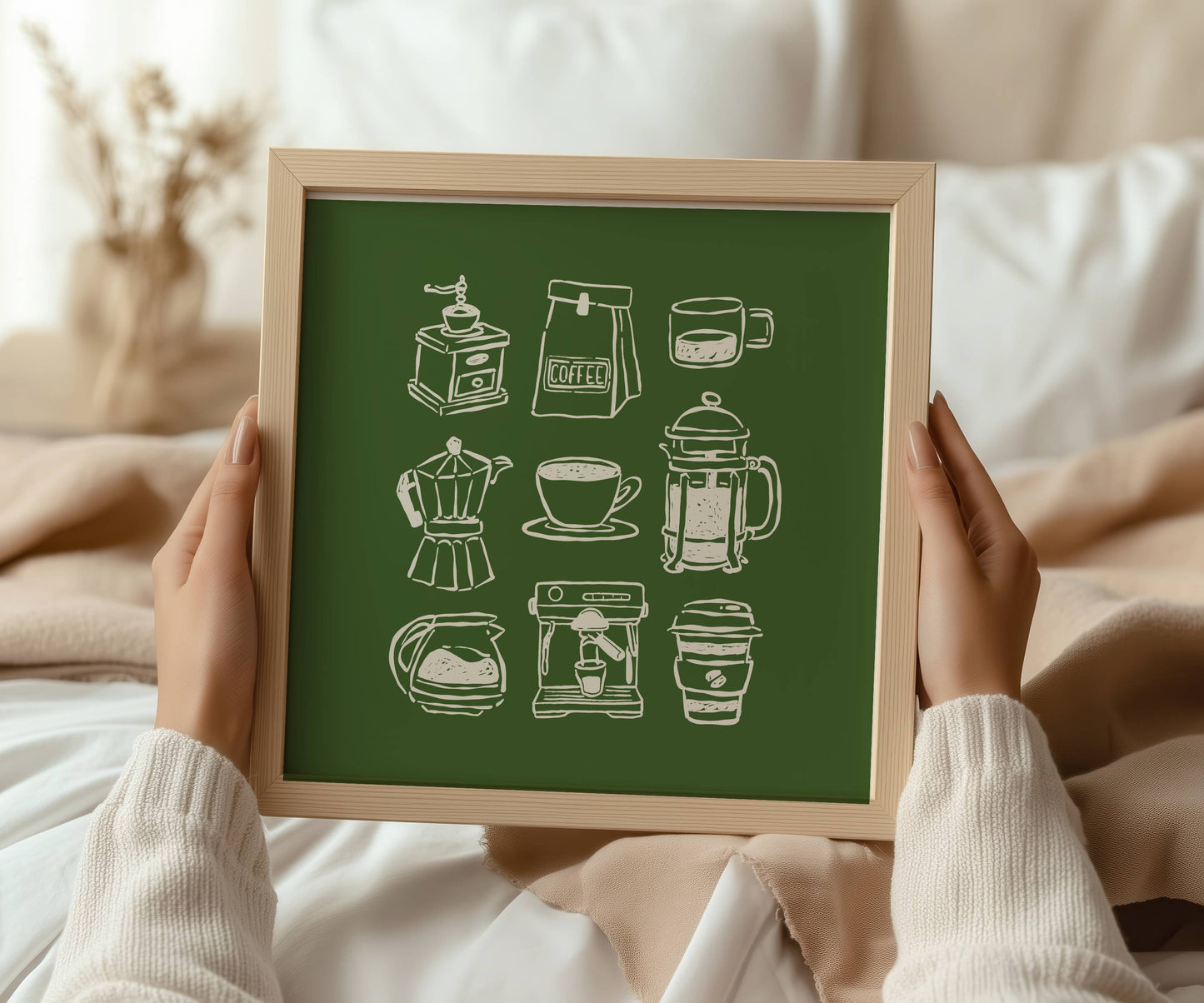 Coffee Bar Kitchen Print | Digital Download