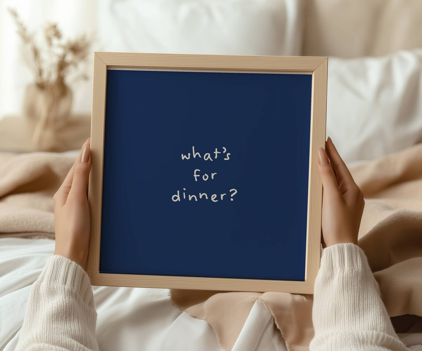 What’s for Dinner Kitchen Quote Print | Digital Download