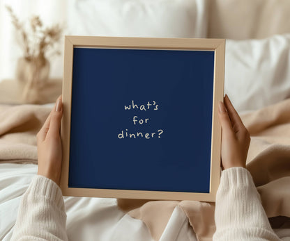 What’s for Dinner Kitchen Quote Print | Digital Download