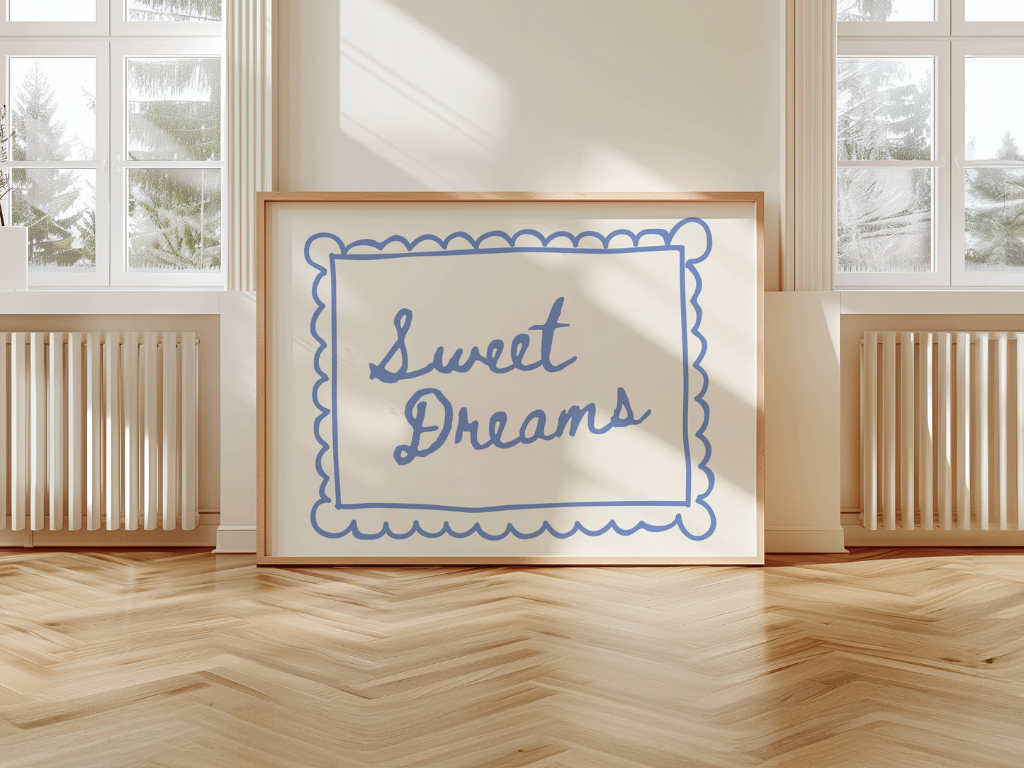 Sweet Dreams Bedroom Quote Print | Digital Download